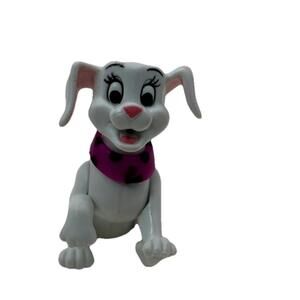 Disney 101 102 Dalmatians Oddball Dog Toy  Figure 2” Puppy Pink Collar